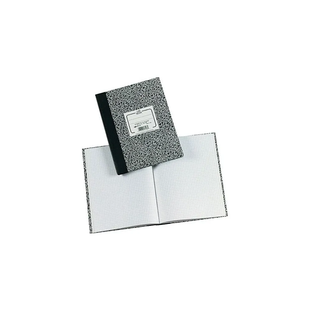 Composition Notebooks|National Brand Laboratory 1-Subject Composition Notebooks, 7.875" x 10.125", Quad, 60 Sheets, Green (RED53108)
