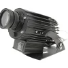 National Marker Virtual Sign: Social Distancing Projector, Please Keep a Safe Distance: 6 Feet, Aluminum, 6.7" x 9.25", Black