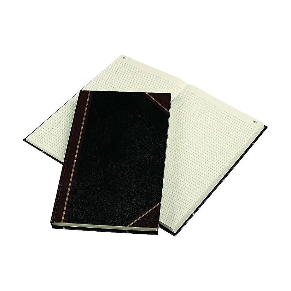 Accounting & Record Journals*National Brand National Texhide Series Record Book, 8.75" x 14.25", Black, 150 Sheets/Book (57131)