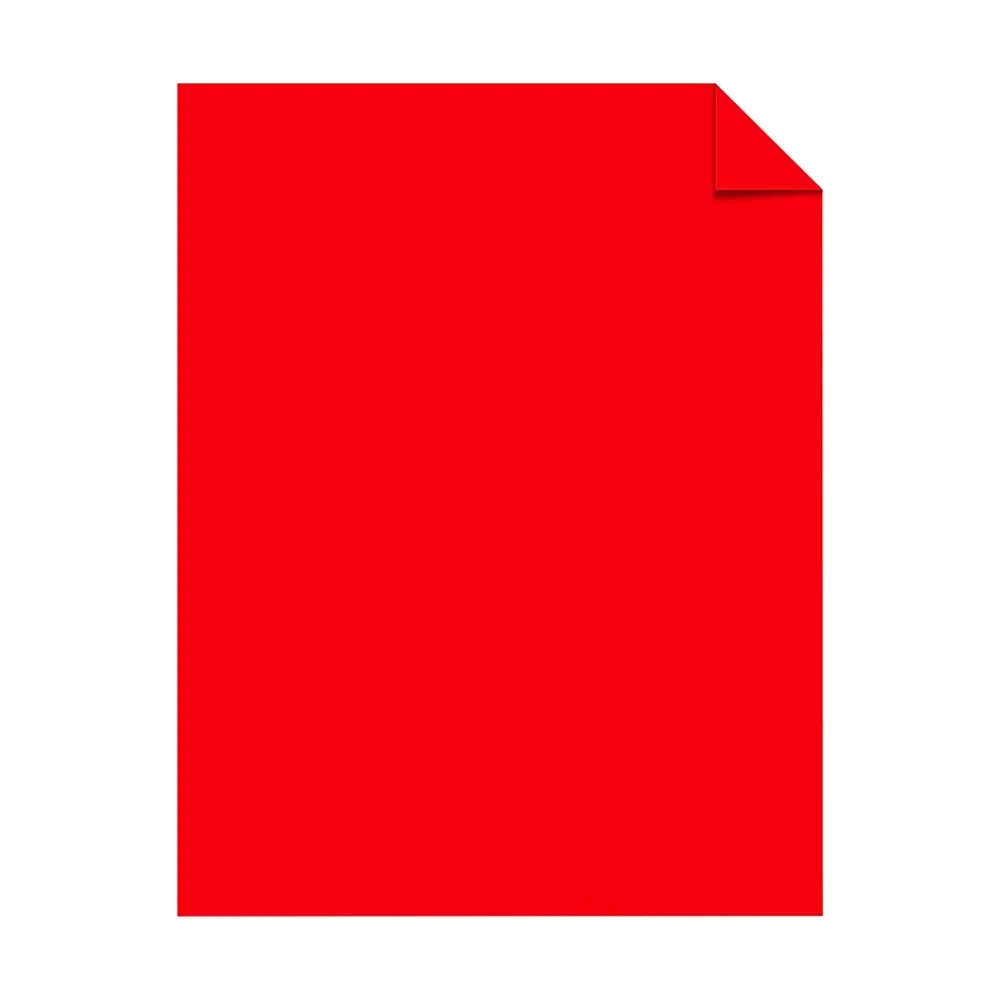 Multipurpose Paper*Neenah Paper Neenah Astrobrights Paper, 8.5" x 11", 50 Text, Re Entry Red, 5000/Carton (45274N)
