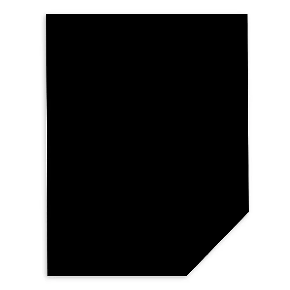 Card Stock*Neenah Paper Astrobrights 80 lb. Cover Paper, 8.5" x 11", Eclipse Black, 2000 Sheets/Case (45216N)