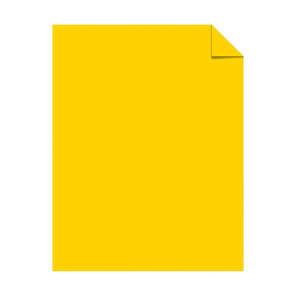 Card Stock*Neenah Paper Astrobrights 80 lb. Cover Paper, 12" x 18", Solar Yellow, 500 Sheets/Case (22736)