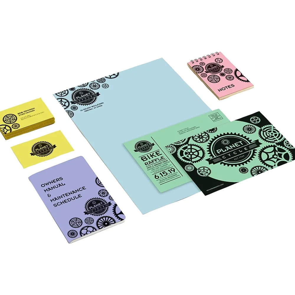 Card Stock*Neenah Paper Astrodesigns 65 lb. Cardstock Paper, 8.5" x 11", Pastel Assortment, 50 Sheets/Pack (91803)