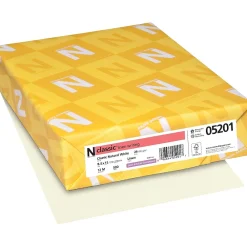Resume Paper*Neenah Paper CLASSIC Linen Writing Paper, 8 1/2" x 11", 24 lb., Linen Finish, Natural White, 500/Ream (05201)