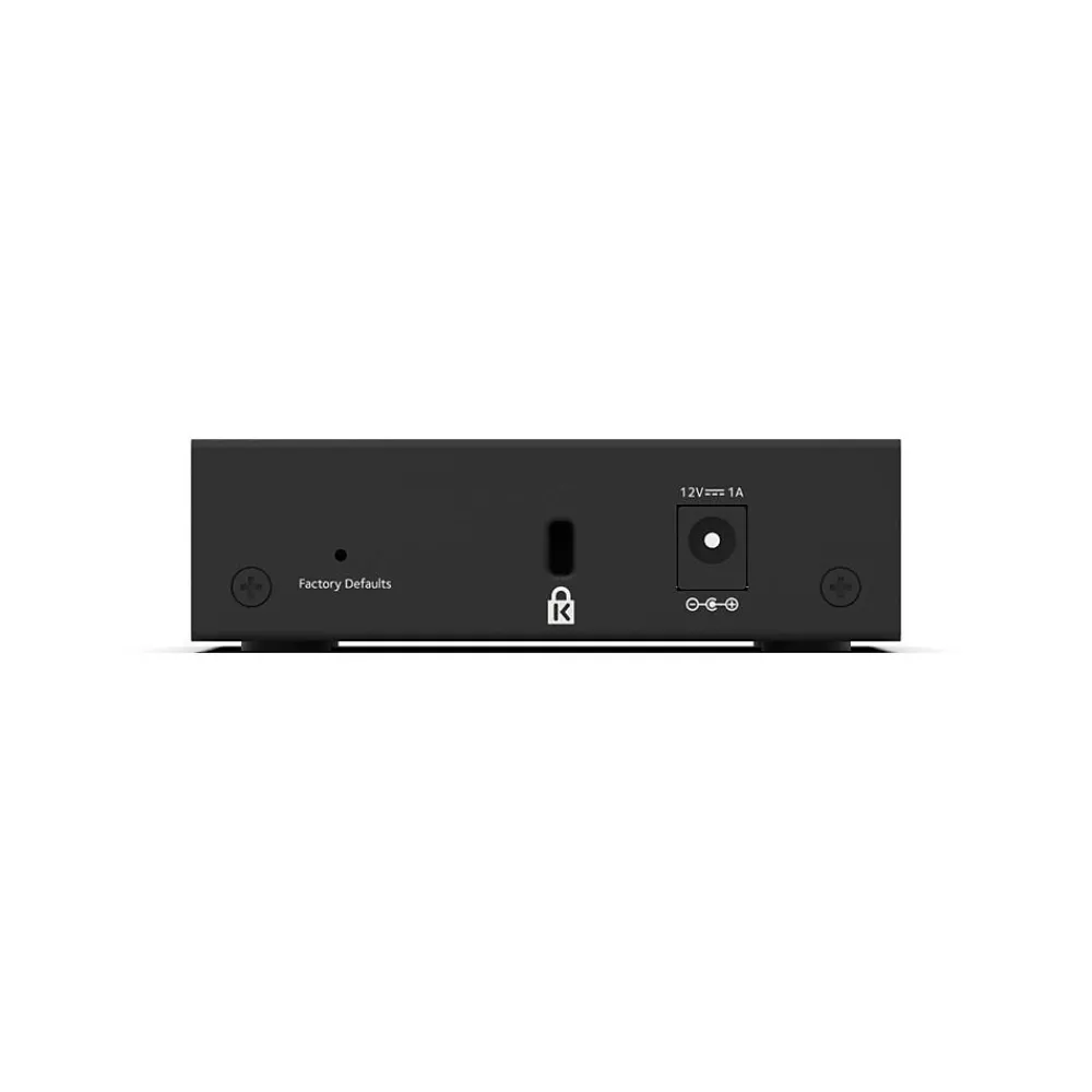 Hot Netgear 300 Series Plus 5-Port Gigabit Ethernet Managed Switch, Black (GS305E-100NAS)
