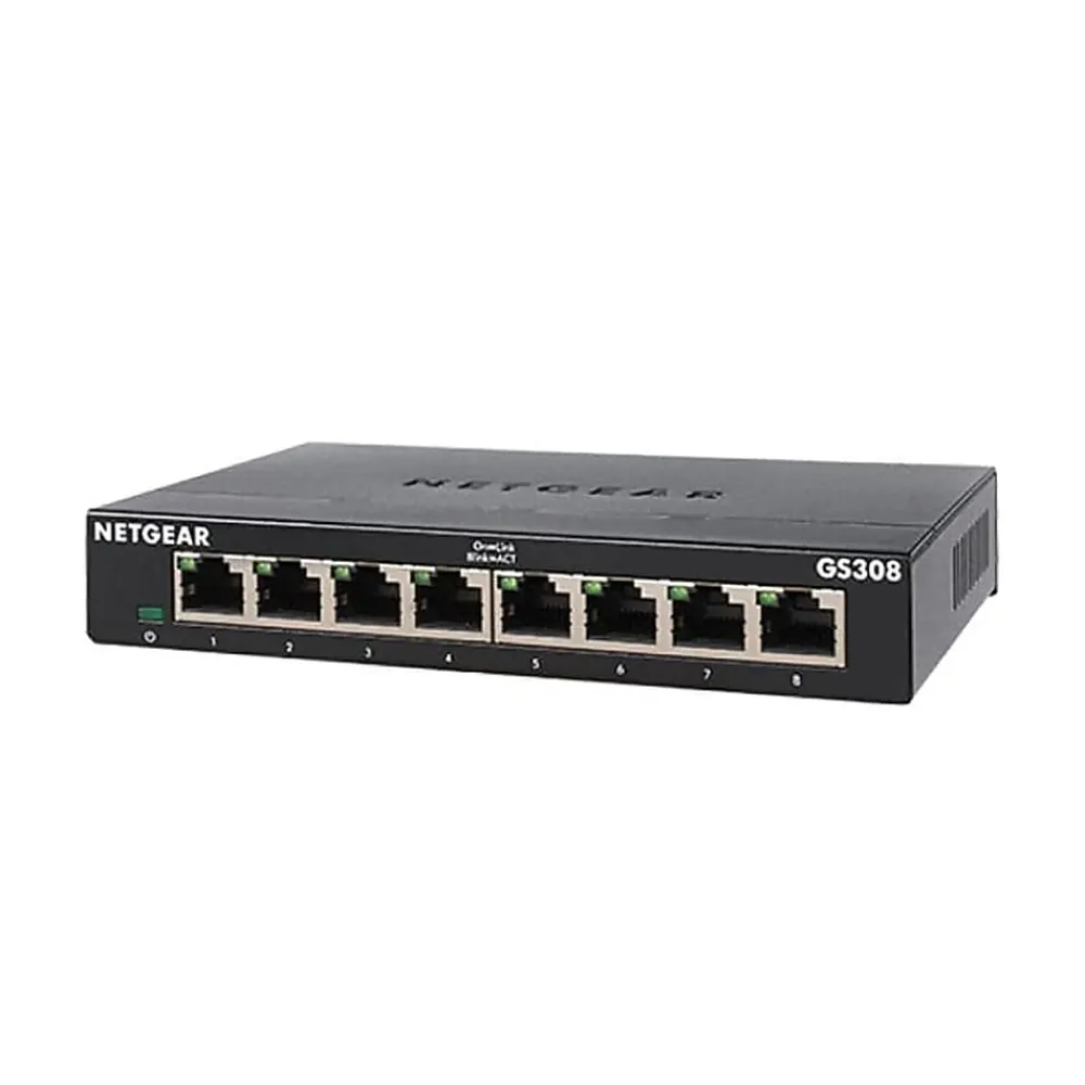 Hot Netgear 300 Series 8-Port Gigabit Ethernet Unmanaged Switch, Black (GS308-300PAS)