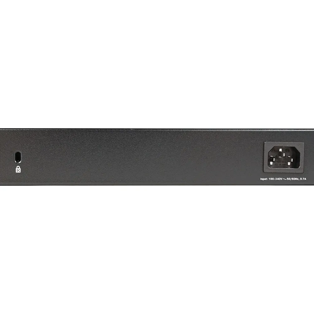 Outlet Netgear 300 Series 24-Port Gigabit Ethernet Unmanaged Switch, 10/100/1000 Mbps, Black (GS324-200NAS)