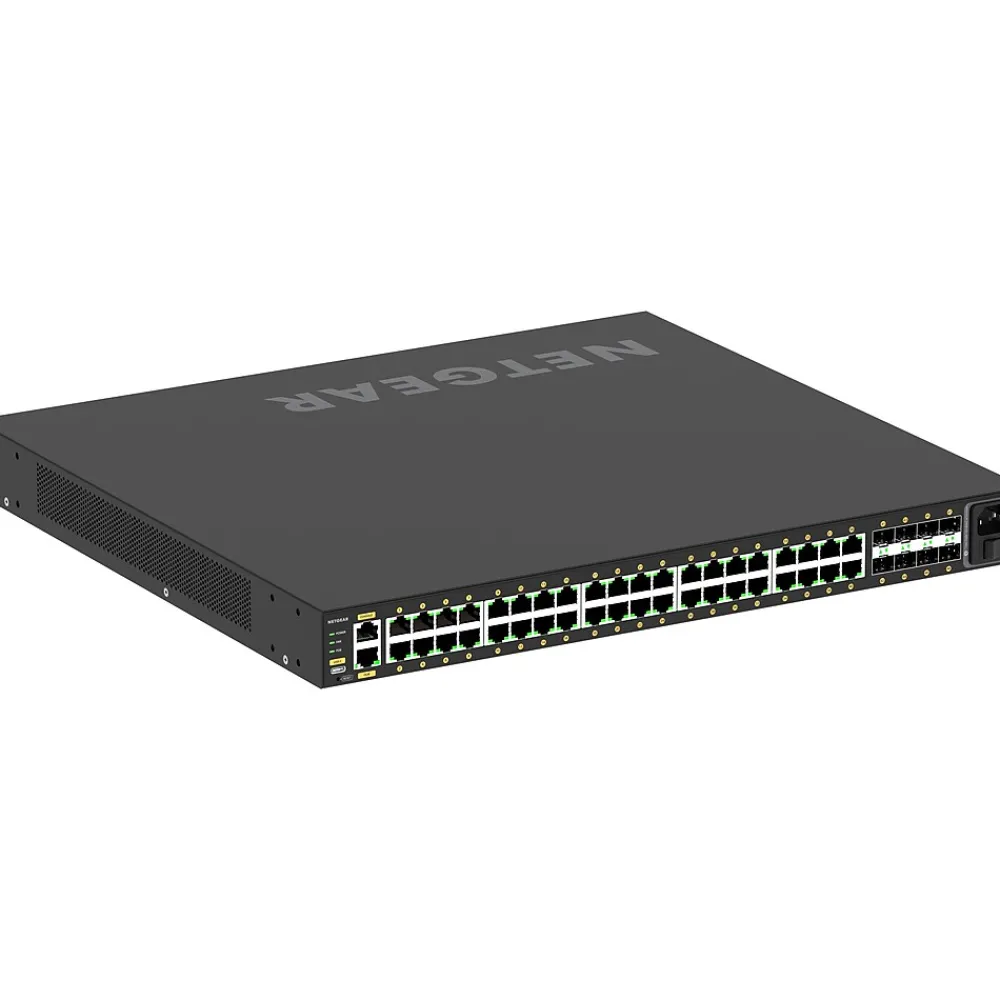 Discount Netgear AV Line 40-Port Gigabit Ethernet Managed Switch, Black (GSM4248P-100NAS)