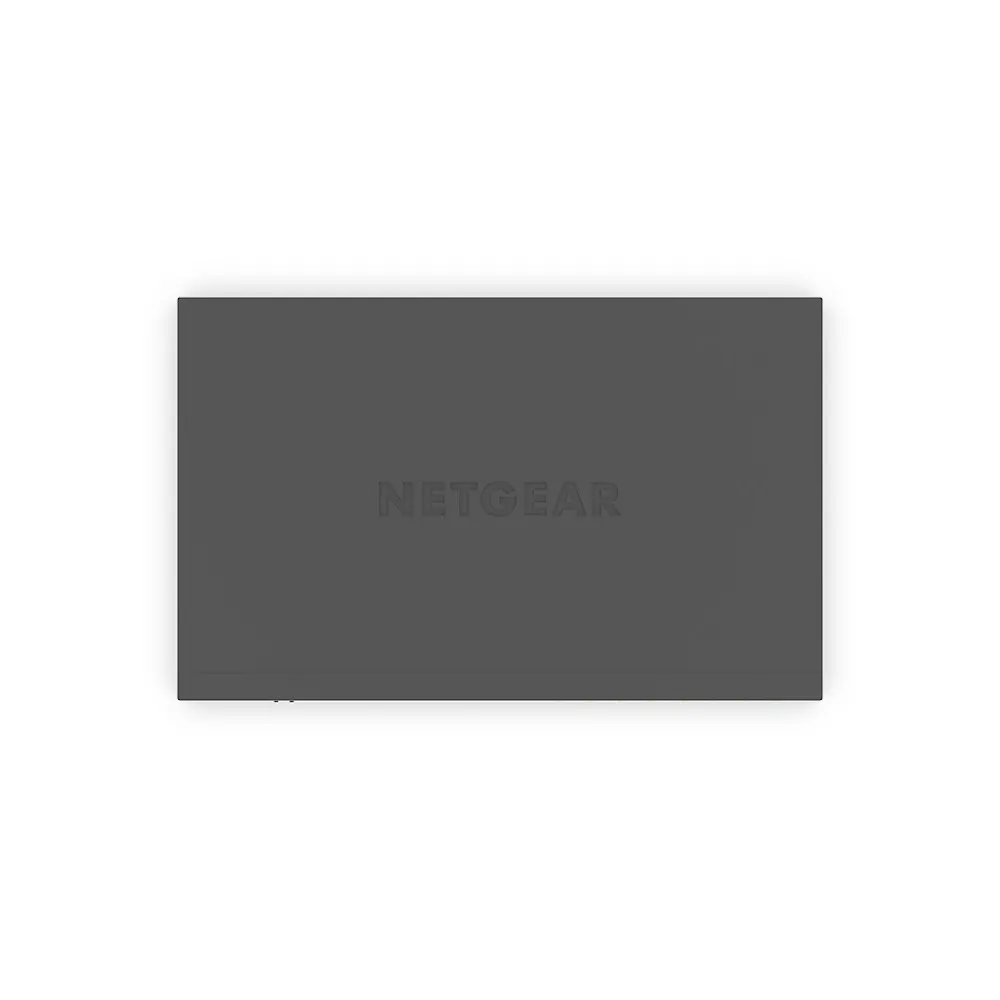 Netgear 16-Port Gigabit Ethernet PoE Unmanaged Switch, 10/100/1000 Mbps, Black/Blue (GS516UP-100NAS)