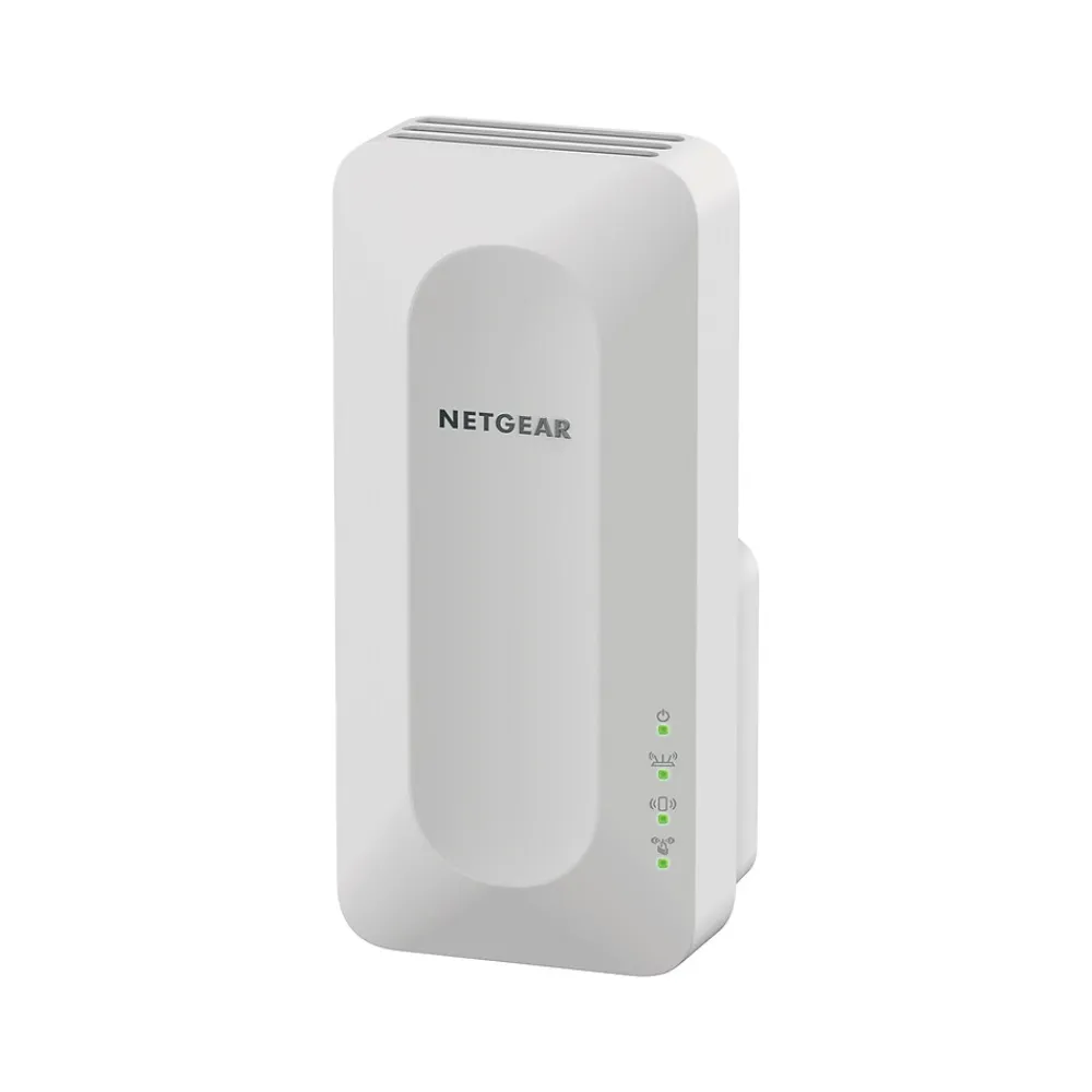 Hot Netgear Range Extender AX Dual Band WiFi 6 Extenders, Wall-plug, White (EAX15-100NAS)