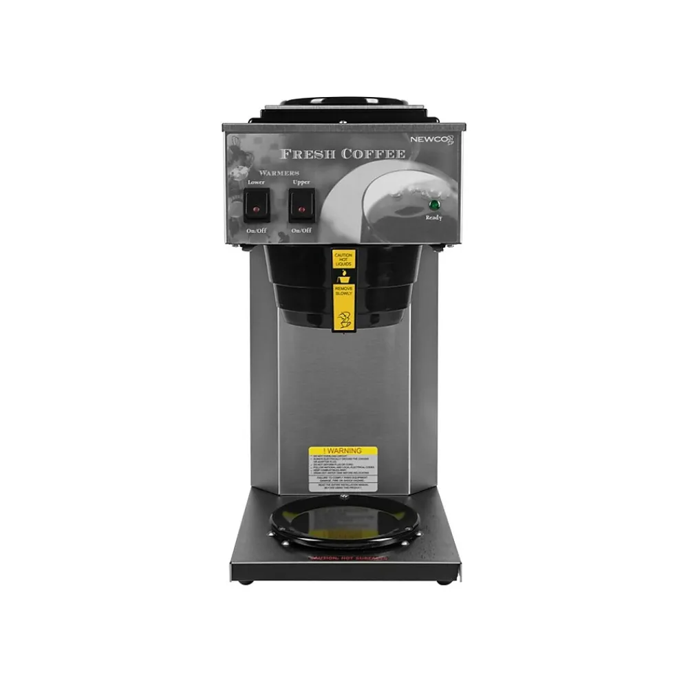 Newco AK-2 12-Cup Commercial Coffee Maker, Gray/Black (AK2)