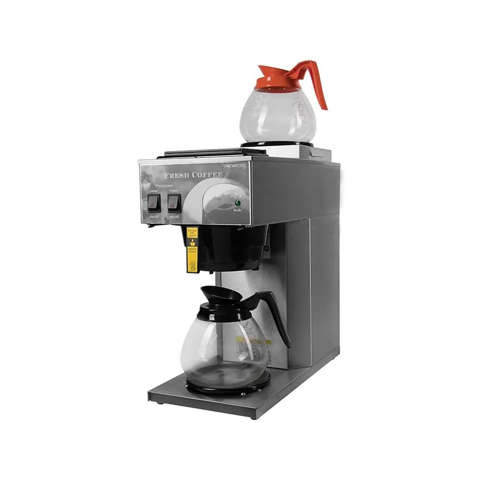 Newco AK-2 12-Cup Commercial Coffee Maker, Gray/Black (AK2)