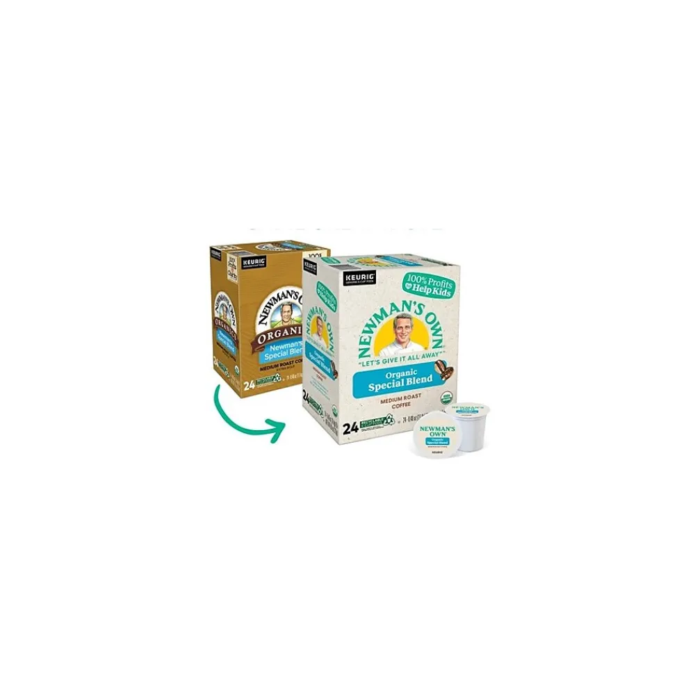 Newman's Own Organics Special Blend Coffee Keurig® K-Cup® Pods, Medium Roast, 96/Carton (4050)
