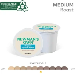 Newman's Own Special Blend Coffee Keurig® K-Cup® Pods, Medium Roast, 48/Box (373293)