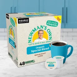 Newman's Own Special Blend Coffee Keurig® K-Cup® Pods, Medium Roast, 48/Box (373293)