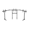 Next Level Racing Adjustable Triple Stand, Up to 65" Monitor, Matte Black (NLR-A010)