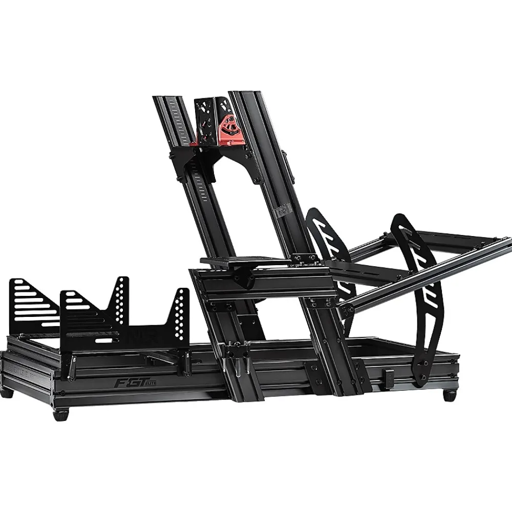 Hot Next Level Racing F-GT Elite Front & Side Mount Edition NLR-E003 Racing Cockpit for PC, Black