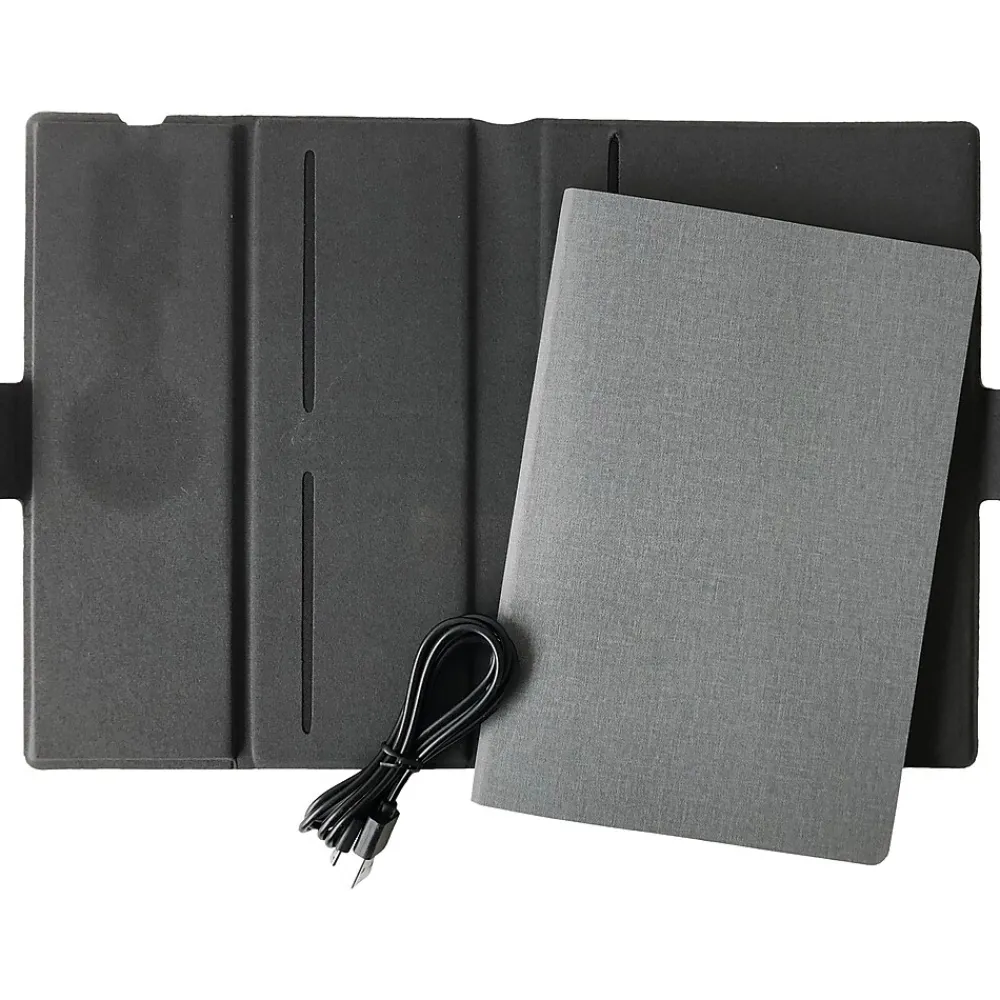 Wireless Charging Notebook, Gray (CBM3931-GRY)<Nicci