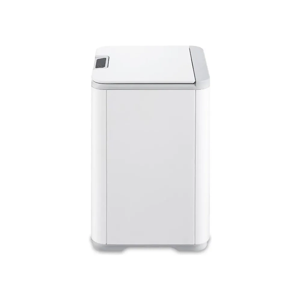 Plastic Sensor Trash Can, 2.6-Gallon, White (DZT-10-35)<Nine Stars Discount
