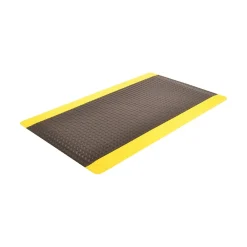 NoTrax Cushion Trax Anti-Fatigue Mat, 60" x 36", Black/Yellow (479S0035YB)