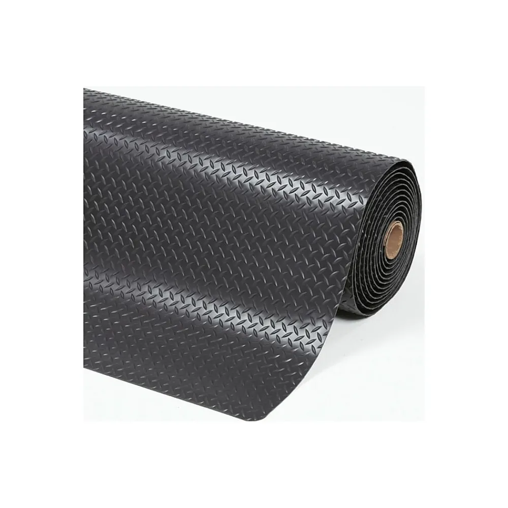 NoTrax Cushion Trax Anti-Fatigue Mat, 60" x 36", Black (479S0035BL)