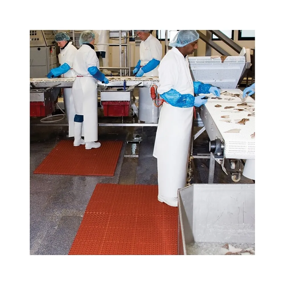 NoTrax San-Eze II Anti-Fatigue Mat, 39" x 29.25", Red (T11S3929RD)