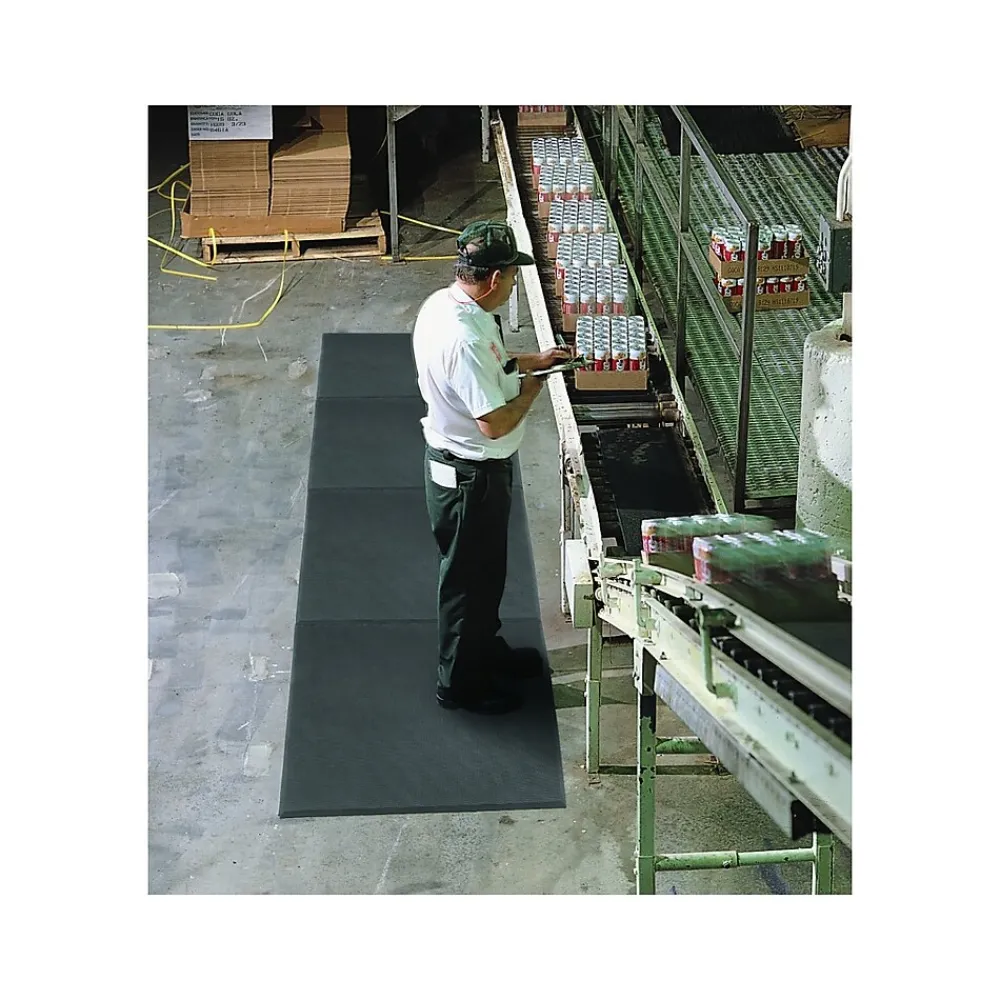 NoTrax Superfoam Anti-Fatigue Mat, 36" x 24", Black (T17P0032BL)