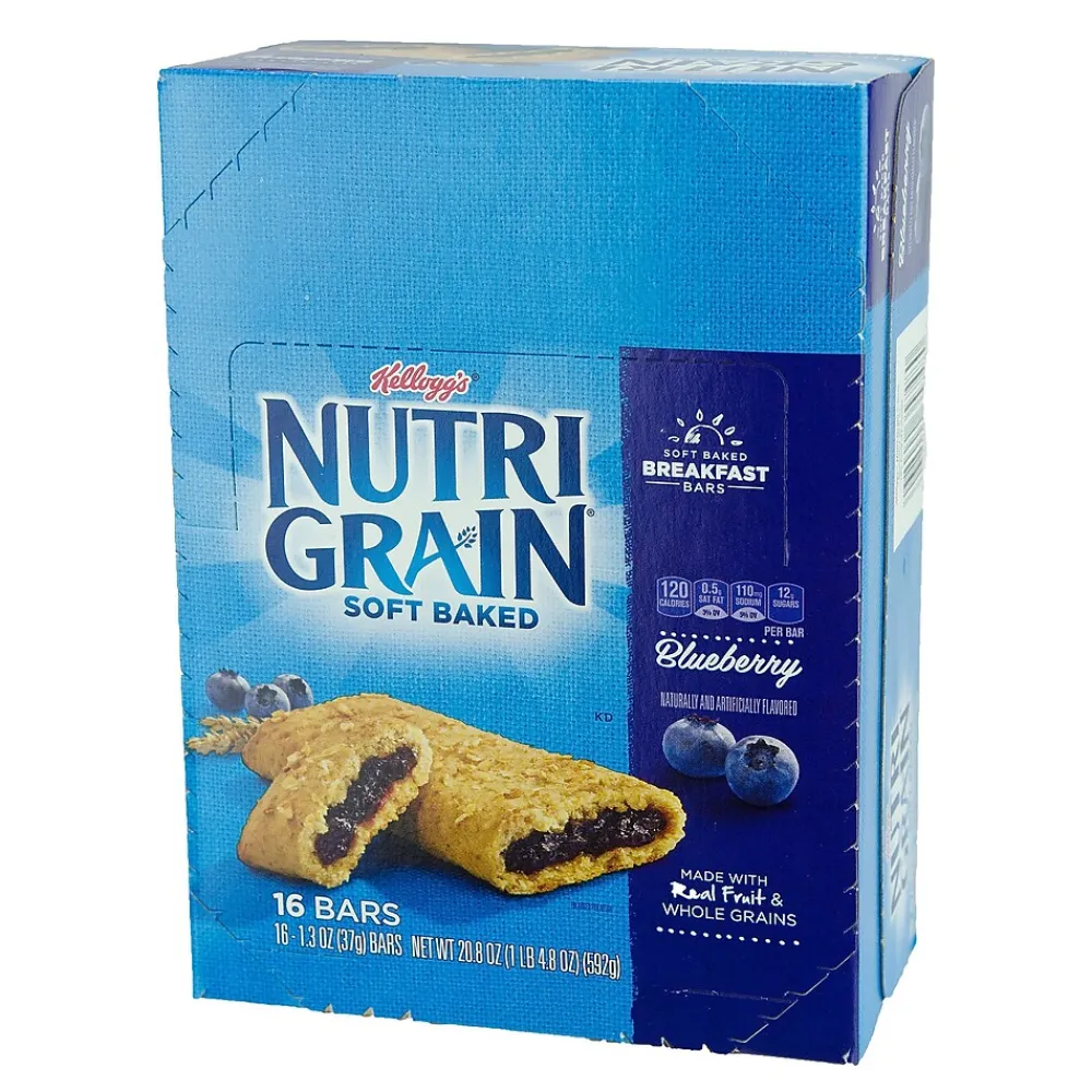 Nutri-Grain Blueberry Breakfast Bar, 1.3 oz., 16 Bars/Box (511372)