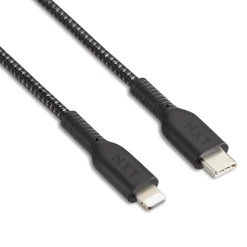â„¢ 4 Ft. Braided USB-C to Lightning Cable for iPhone/iPad/iPod touch, Black (LBA020-4BKST)<NXT Technologies Hot
