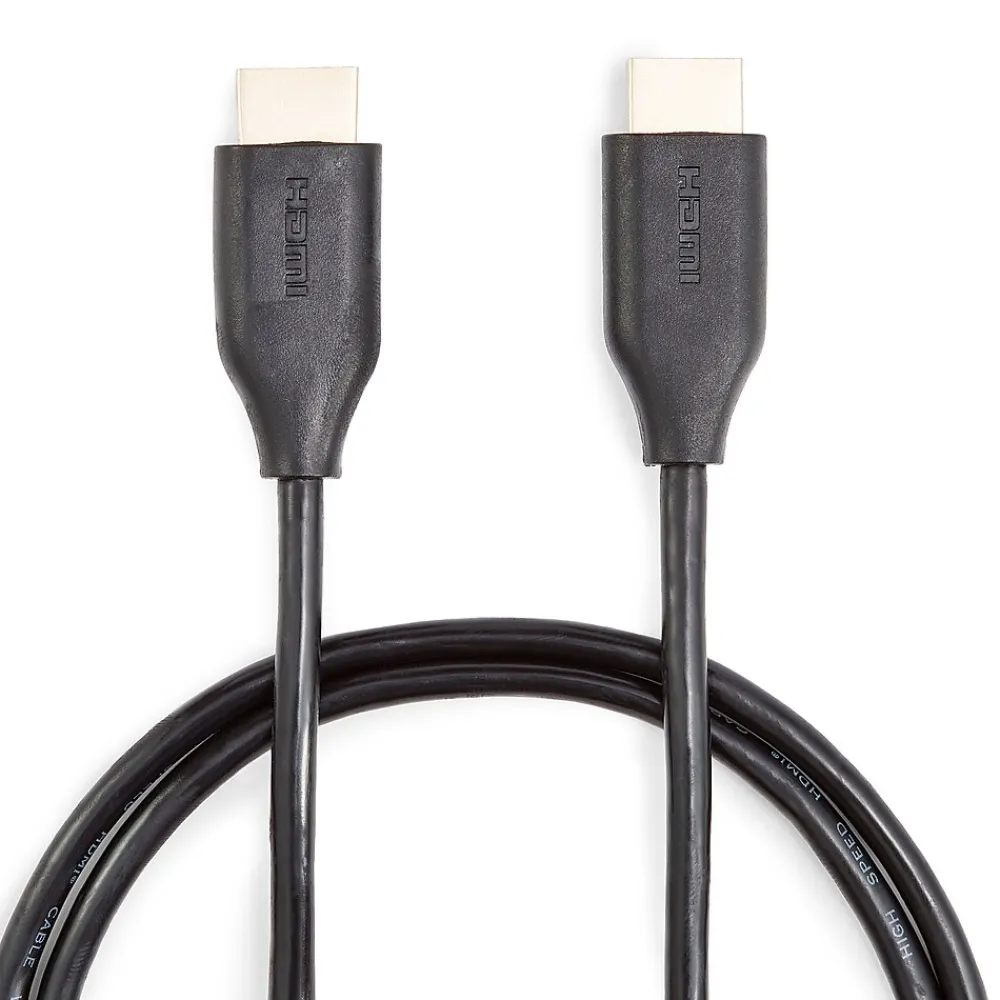 NXT Technologies ™ 8' HDMI 4K Audio/Video Monitor Cable, Male to Male, Black (NX29739)