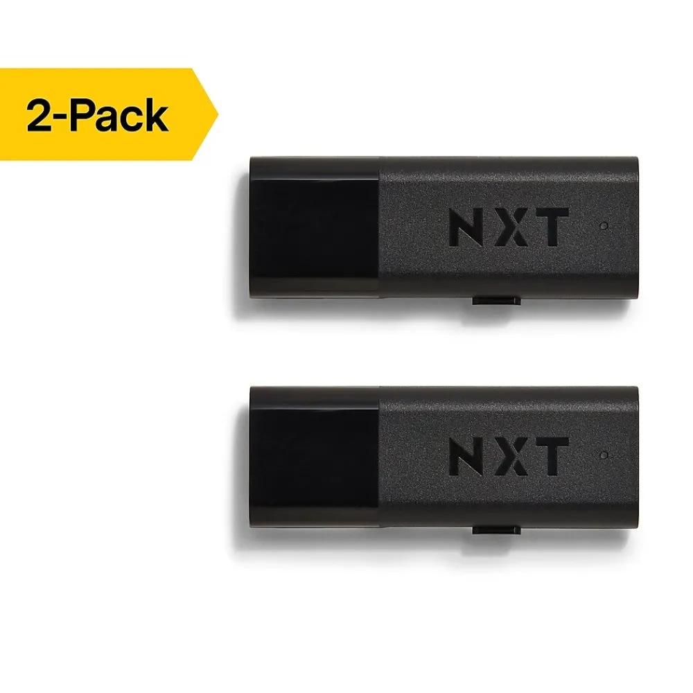 New NXT Technologies ™ 32GB USB 2.0 Type A Flash Drive, Black, 2/Pack (NX52550-US/CC)