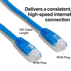 NXT Technologies ™ NX56837 100' CAT-6 Cable, Blue