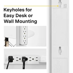 NXT Technologies ™ 6-Outlet Surge Protector, 12' Cord, 900 Joules (NX61425)