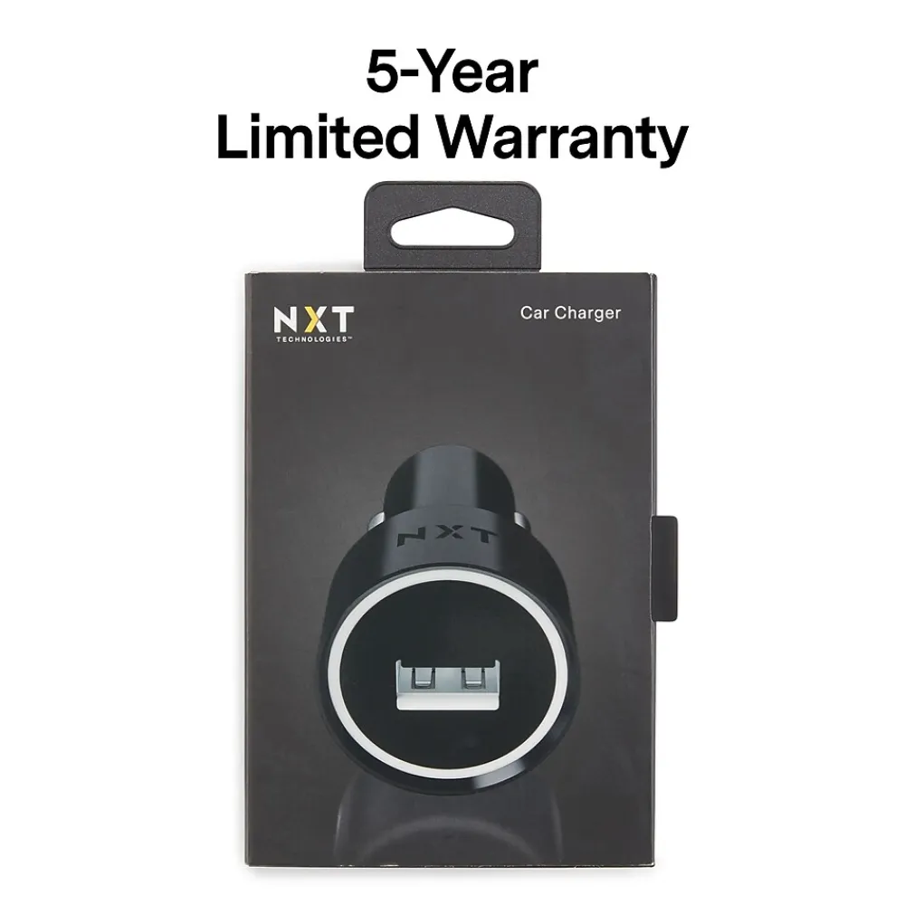 ™ Universal 1 USB Port Car Charger, Black (NX54335)<NXT Technologies Online
