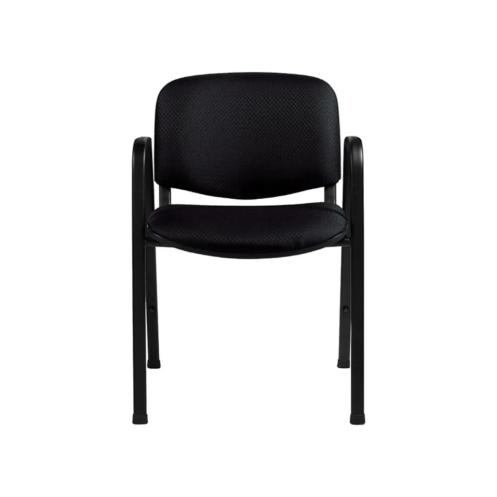 Folding & Stacking*Offices to go Fabric Office Chair, Patterned Black, 2/Pack (OTG11703)