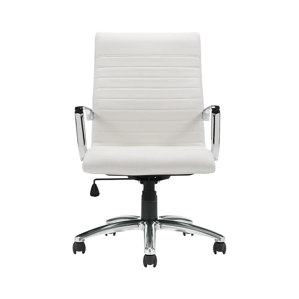 Office Chairs*Offices to go Luxhide Executive Chair, White (OTG11730BL28)