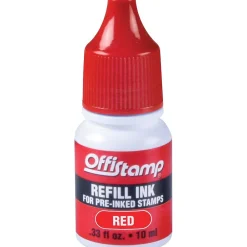 Stamps & Stamp Pads|Offistamp Pre-Inked Stamp, Red Ink Refill