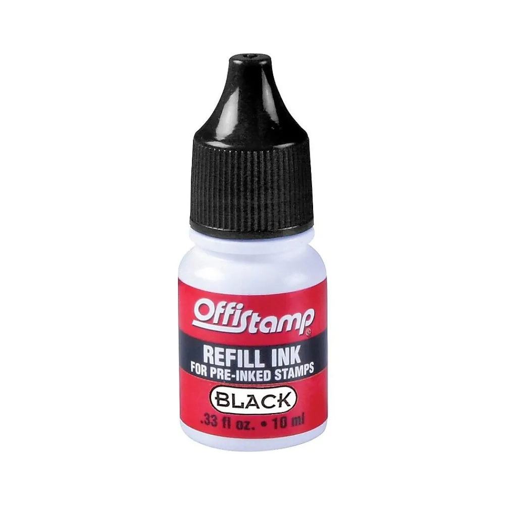 Stamps & Stamp Pads|Offistamp Self-Inking Ink Refills, Black Ink (090724)
