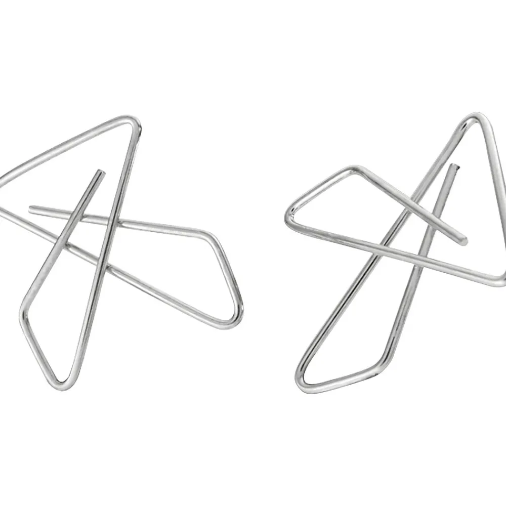 Clips & Fasteners|Officemate OIC Ideal Butterfly Clamps, Small, #2, Silver, 50/Bx
