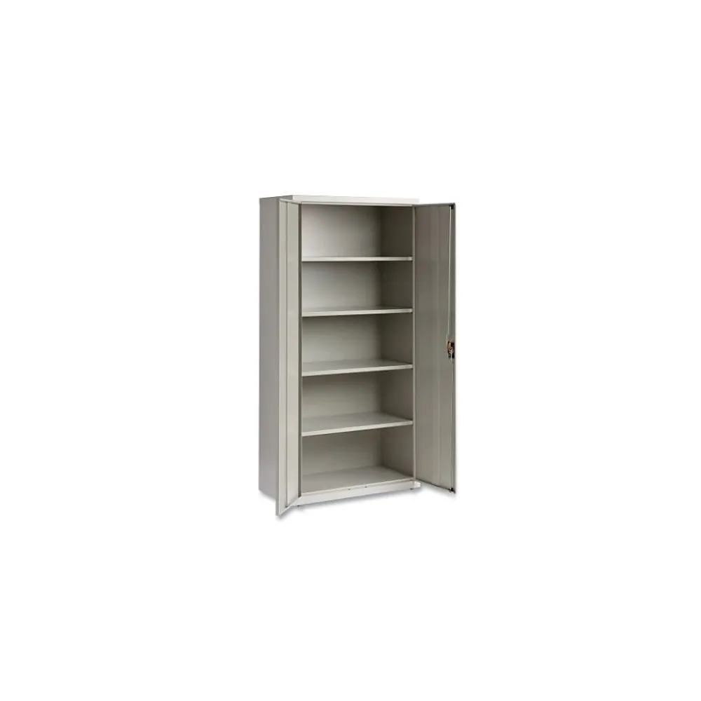 Storage Cabinets*OIF 72"H Steel Storage Cabinet with 5 Shelves, Light Gray (CM7218LG)