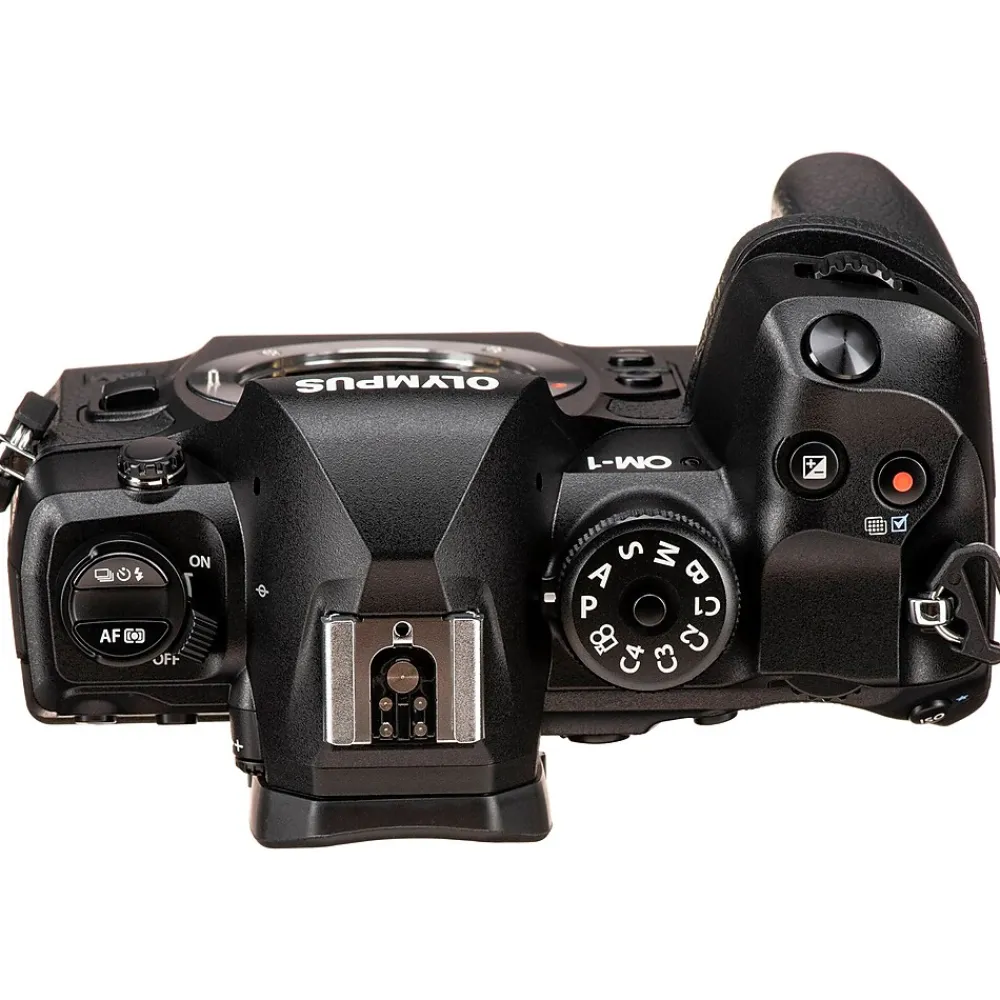 Olympus OM SYSTEM OM-1 20.4 Megapixel Mirrorless Camera Body Only, Black (V210010BU000)