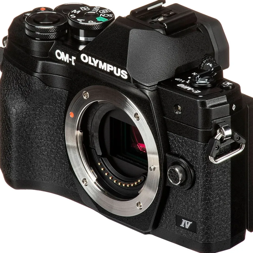 Olympus OM-D E-M10 Mark IV 20.3 Megapixel Mirrorless Camera Body Only, Black (V207130BU000)