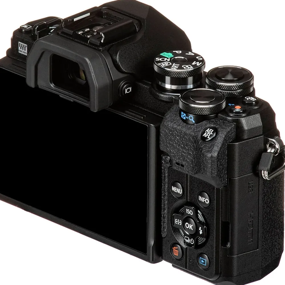 Olympus OM-D E-M10 Mark IV 20.3 Megapixel Mirrorless Camera Body Only, Black (V207130BU000)