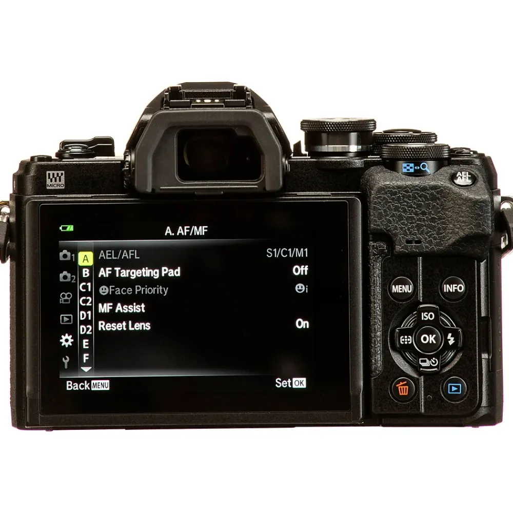 Olympus OM-D E-M10 Mark IV 20.3 Megapixel Mirrorless Camera Body Only, Black (V207130BU000)