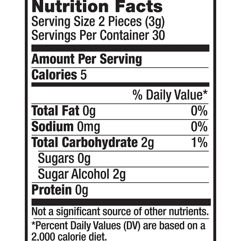 Orbit Sugar Free Gum, Bubblemint, 12/Box (WMW21489)