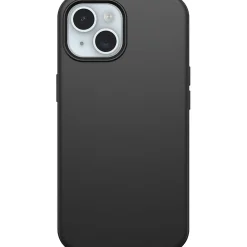 OtterBox Symmetry MagSafe Phone Case for iPhone 13/14/15, Shock Absorbing, Black (77-92639)