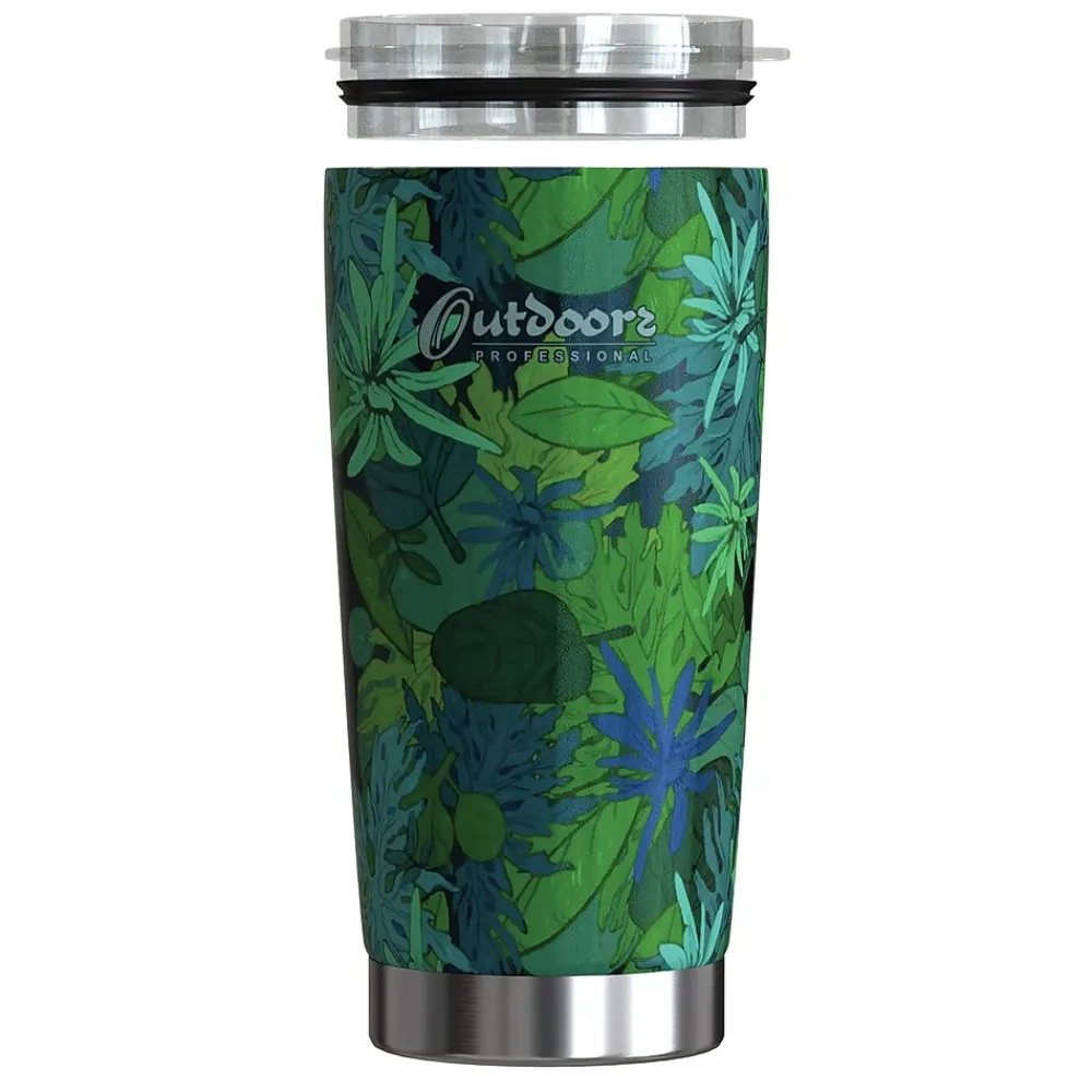 Stainless Steel Double-Walled Vacuum Insulated Classic Tumbler, 20 oz., Tropical Green (OUTD9300)<Outdoors Professional Sale