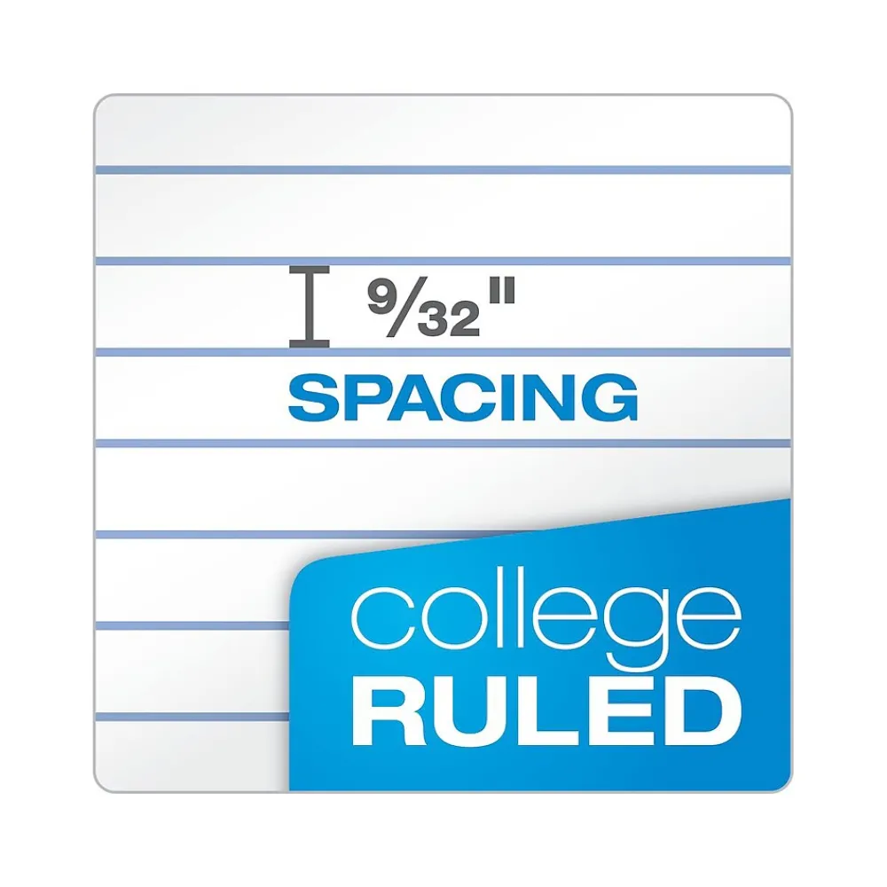 Subject Notebooks|Oxford 3-Subject Notebooks, 8.5" x 11", College Ruled, 150 Sheets, Assorted Colors (10586)