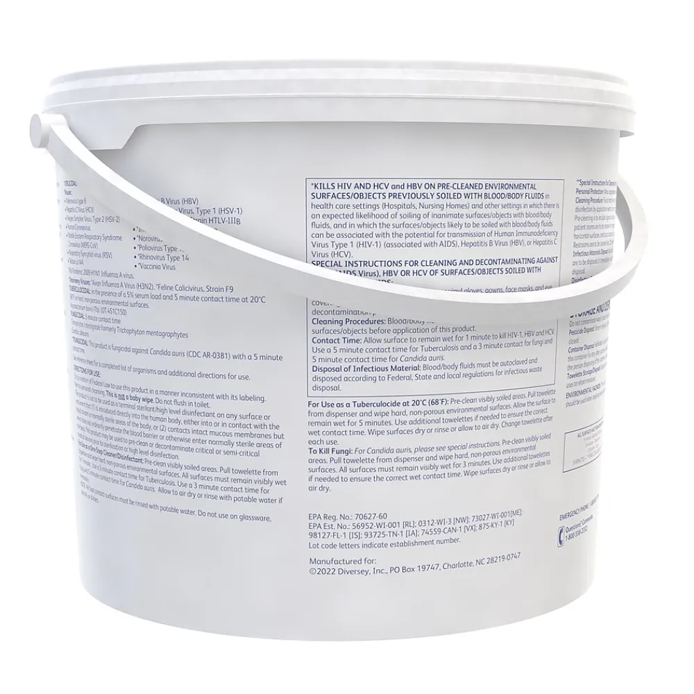 Disinfecting Wipes, 160 Wipes/Container, 4/Carton (5627427)<Oxivir Discount