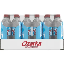 Ozarka Sparkling Water, Simply Bubbles, 16.9 oz. Bottles, 24/Carton (12349548)